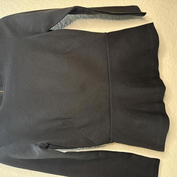 JCrew Long Sleeve Peplum Shirt With Fulll Zip Back Size XXS - Picture 2 of 6